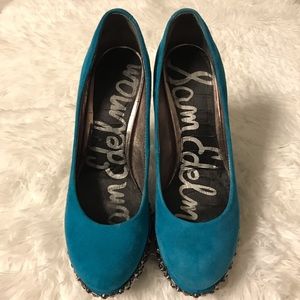 Sam Edelman turquoise “York” heels